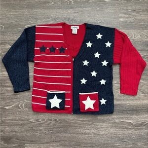 American Flag Sweater
